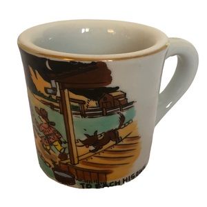 Howard’s Hilarious Handpainted Two Outhouse Family Coffee Mug